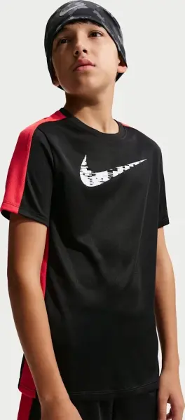 Футболка подростковая Nike TROPHY23 DRI-FIT черно-красная IF2434-010