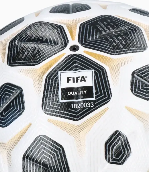 Футбольний м'яч Nike ACADEMY ELITE біло-чорно-золотий Розмір 5 HV6267-100
