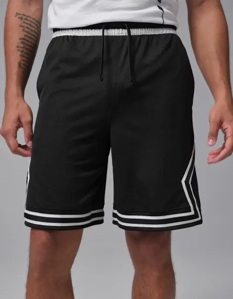 Шорти баскетбольні Nike JORDAN SPORT DRI-FIT 23CM DIAMOND чорно-білі IF5832-011
