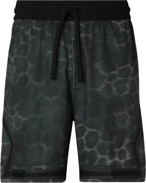 Шорти баскетбольні Nike JORDAN SPORT DRI-FIT PRINTED DIAMOND чорно-темно-сірі IF0861-010