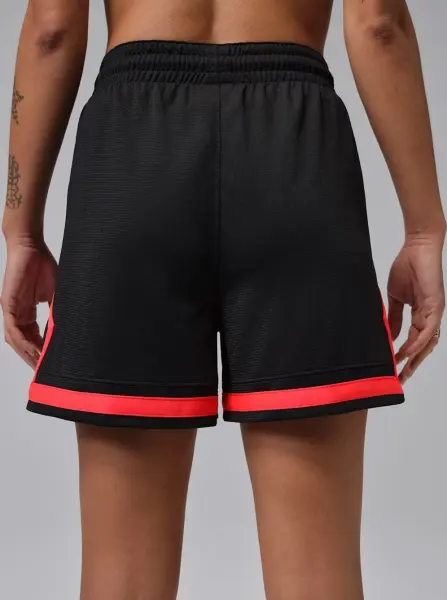 Шорти баскетбольні жіночі Nike JORDAN SPORT 10CM DIAMOND чорно-червоні FN5134-013