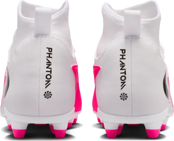 Бутси дитячі Nike JR PHANTOM 6 HIGH CLUB FG/MG біло-рожеві IH1791-901