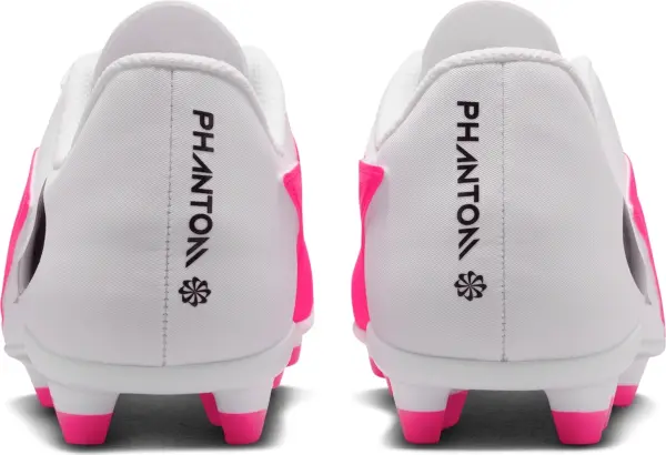 Бутсы детские Nike JR PHANTOM 6 LOW CLUB FG/MG бело-розовые IH1800-901