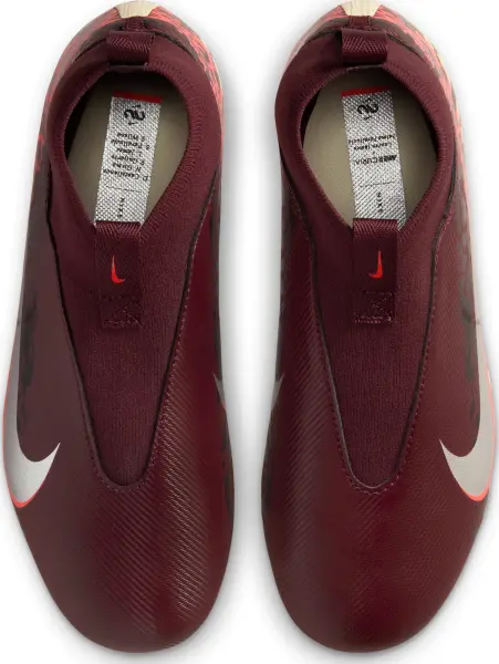 Бутсы детские Nike JR UNITED MERCURIAL ZOOM SUPERFLY 10 ACADEMY FG/MG NU3 бордово-красно-бежевые IO8468-661