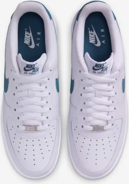 Кросівки Nike AIR FORCE 1 07 біло-темно-бірюзові FJ4146-114