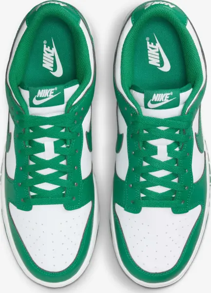 Кроссовки Nike DUNK LOW RETRO зелено-белые HF5441-101