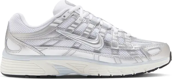 Кроссовки женские Nike P-6000 бело-серебряные BV1021-106