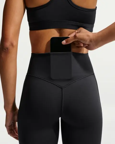 Лосини жіночі Nike DRI-FIT UNIVERSA HIGH-WAISTED 7/8 чорні HQ6813-010