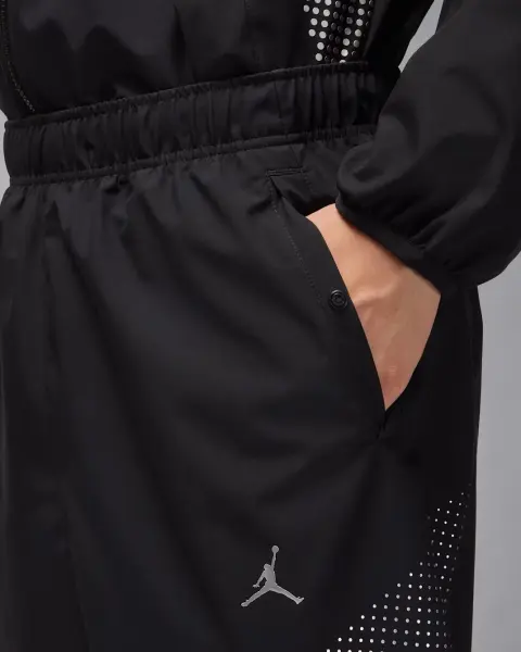 Спортивные штаны Nike JORDAN SPORT JAM WARM-UP черно-серебряные HF9890-011