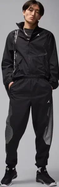 Спортивные штаны Nike JORDAN SPORT JAM WARM-UP черно-серебряные HF9890-011
