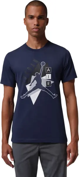 Футболка Nike AIR JORDAN GRAPHIC TEE темно-синяя FD7031-410