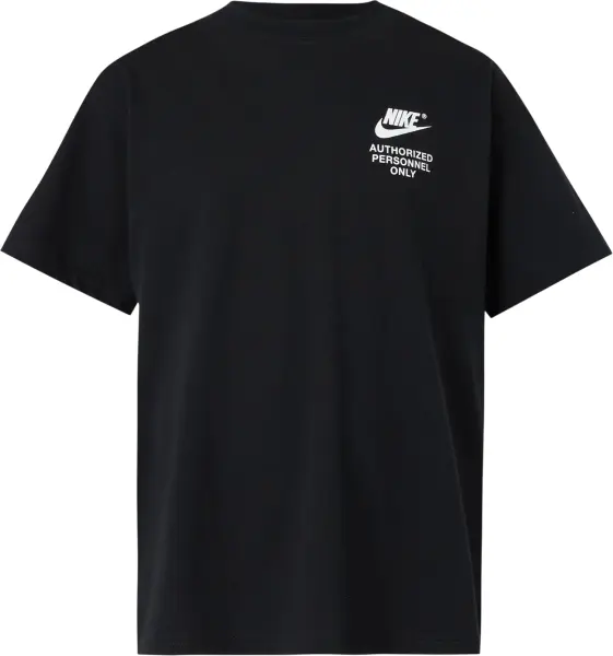 Футболка Nike SPORTSWEAR AUTHORIZED PERSONNEL черная DM6427-010