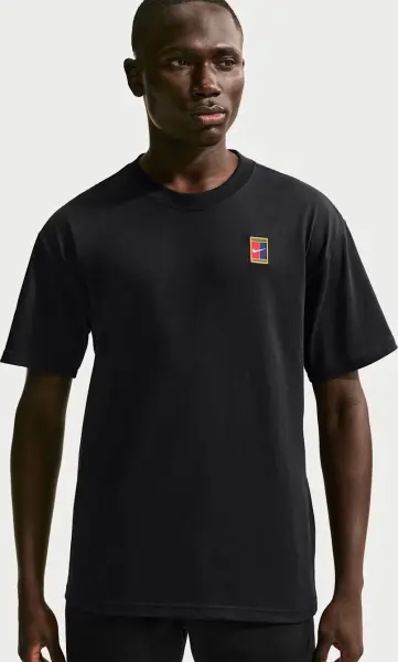 Футболка для тенісу Nike COURT MAX90 чорна HJ3362-010
