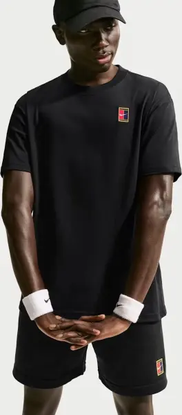 Футболка для тенісу Nike COURT MAX90 чорна HJ3362-010