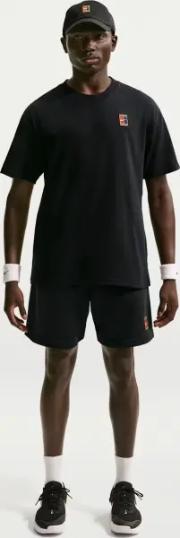 Футболка для тенісу Nike COURT MAX90 чорна HJ3362-010