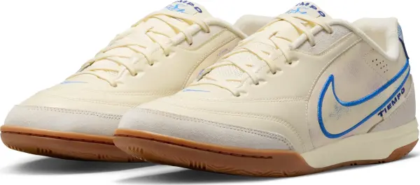 Футзалки (бампы) Nike TIEMPO STREETGATO PRM бежево-голубые IO9951-149