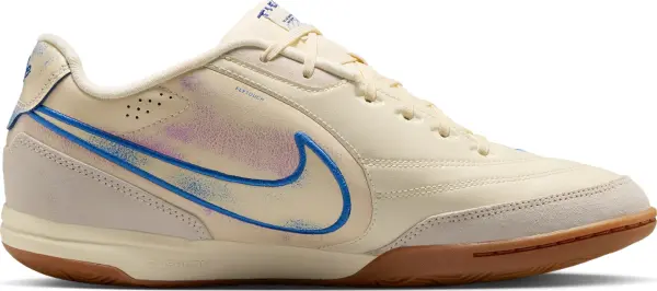 Футзалки (бампы) Nike TIEMPO STREETGATO PRM бежево-голубые IO9951-149