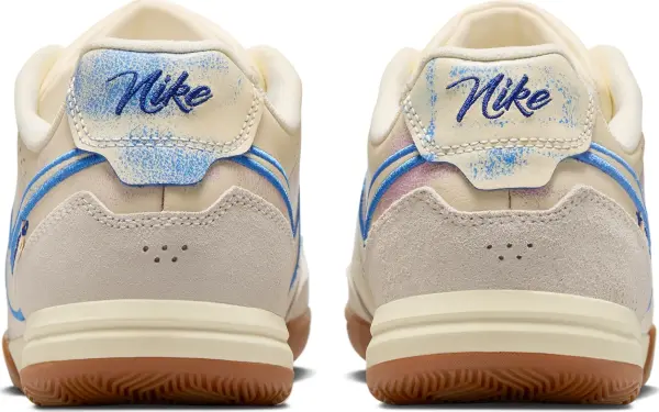 Футзалки (бампы) Nike TIEMPO STREETGATO PRM бежево-голубые IO9951-149