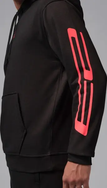 Худі Nike JORDAN SPORT CROSSOVER DRI-FIT FLEECE GRAPHIC чорно-червоне IF0851-010