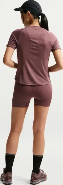 Шорты для бега женские Nike DRI-FIT SWIFT HIGH-WAISTED 4" TIGHT коричневые HJ2258-502