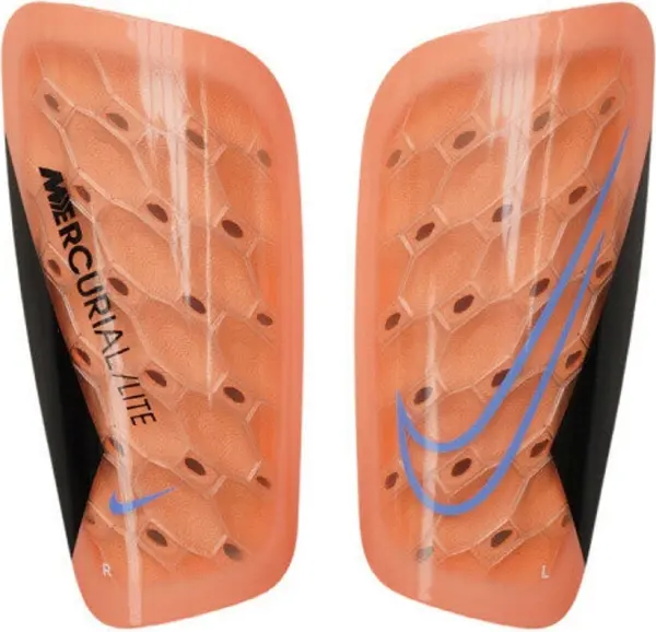Щитки футбольні Nike MERCURIAL LITE помаранчево-чорно-фіолетові DN3611-852