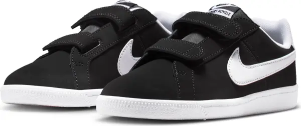 Кроссовки детские Nike COURT ROYALE (PSV) черно-белые 833536-002