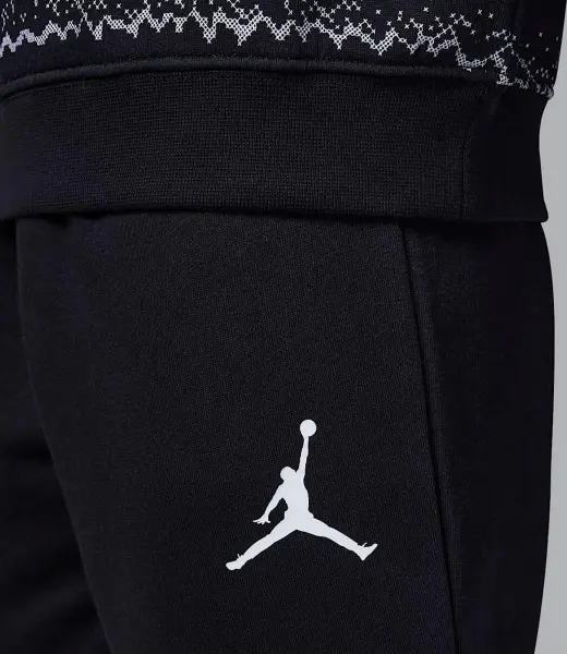 Спортивний костюм дитячий Nike JORDAN MJ HOLIDAY чорно-червоно-бежевий 85C785-023