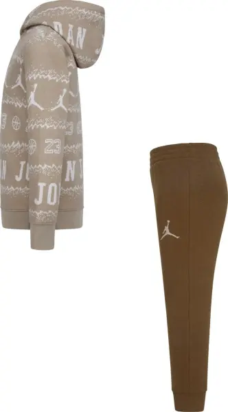 Спортивний костюм дитячий Nike JORDAN MJ HOLIDAY бежево-біло-коричневий 85C785-XOL