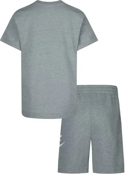 Комплект літній дитячий Nike SPORTSWEAR CLUB сірий 86L596-042