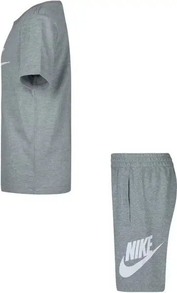 Комплект літній дитячий Nike SPORTSWEAR CLUB сірий 86L596-042