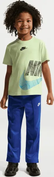 Футболка дитяча Nike IN THE ZONE JERSEY лаймово-синьо-чорна 86N759-E4Y