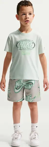 Комплект летний детский Nike SPORTSWEAR CLUB мятно-серый 86N878-F28