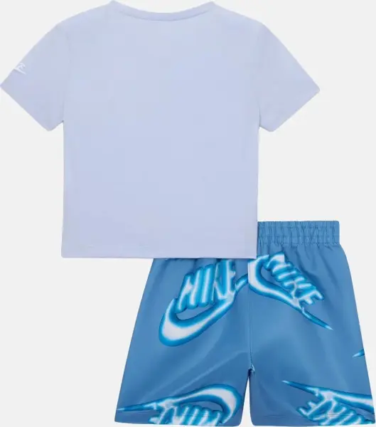 Комплект летний детский Nike SPORTSWEAR CLUB дымчато-голубо-синий 86N878-U1T