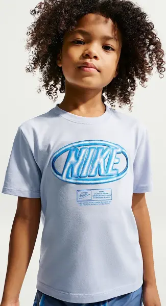 Комплект летний детский Nike SPORTSWEAR CLUB дымчато-голубо-синий 86N878-U1T