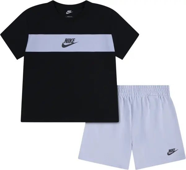Комплект летний детский Nike SPORTWEAR FUTURA черно-светло-серый 86N922-BAD