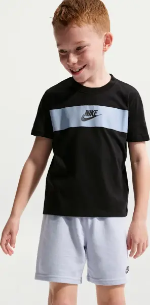 Комплект летний детский Nike SPORTWEAR FUTURA черно-светло-серый 86N922-BAD