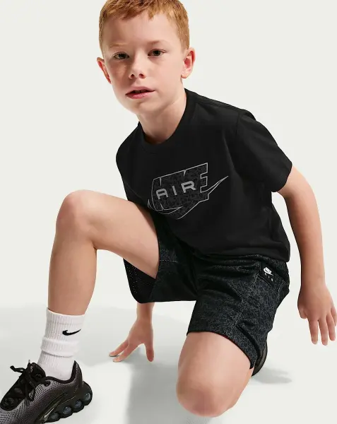Комплект літній дитячий Nike DRI-FIT AIR чорно-сірий 86P001-693