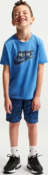 Комплект летний детский Nike DRI-FIT AIR сине-черный 86P001-UL2