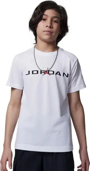 Футболка подростковая Nike JORDAN AIR STRETCH белая 95D628-001