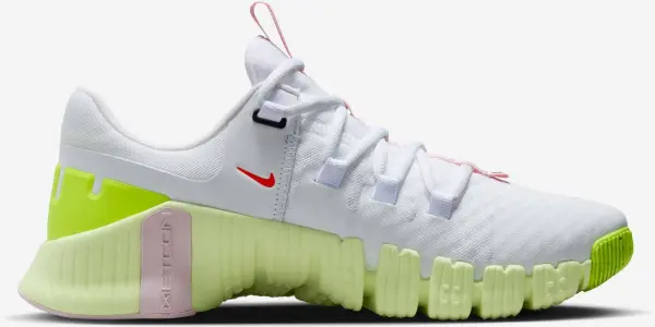 Кроссовки для тренировок женские Nike FREE METCON 5 бело-салатово-светло-розовые DV3950-104
