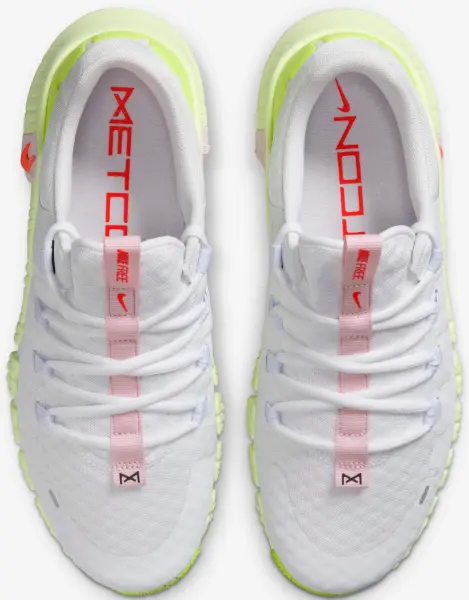 Кроссовки для тренировок женские Nike FREE METCON 5 бело-салатово-светло-розовые DV3950-104