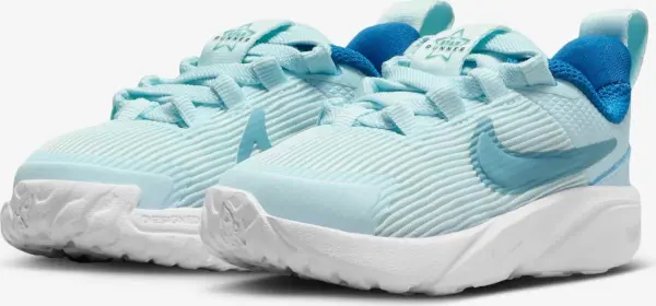 Кроссовки детские Nike STAR RUNNER 4 NN (TD) голубо-бирюзовые DX7616-404