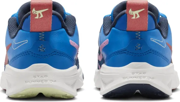 Кросівки дитячі Nike STAR RUNNER 4 NN (PS) синьо-жовто-рожеві DZ4491-400