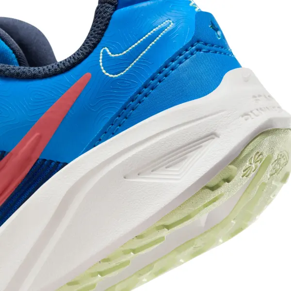 Кросівки дитячі Nike STAR RUNNER 4 NN (PS) синьо-жовто-рожеві DZ4491-400