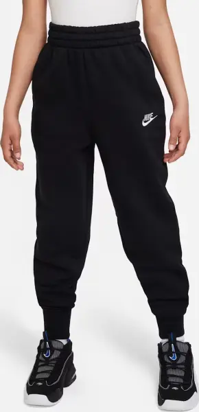 Спортивні штани підліткові Nike SPORTSWEAR CLUB FLEECE HIGH-WAISTED FITTED чорні FD2921-010