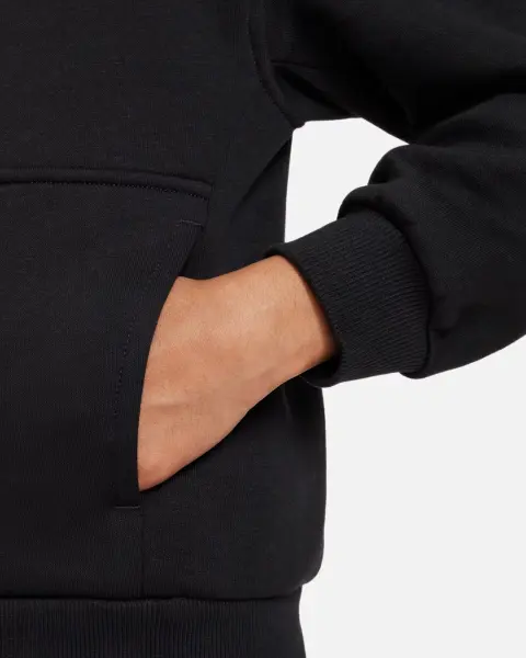 Толстовка подростковая Nike SPORTSWEAR CLUB FLEECE черная FD3004-010