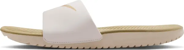 Шлепанцы подростковые Nike KAWA (GS) бежево-белые FJ8812-002