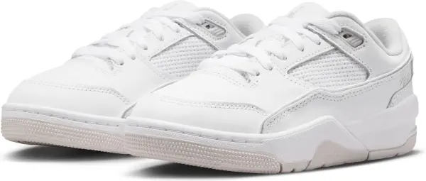 Кроссовки подростковые Nike FLIGHT COURT (GS) белые HF3333-105