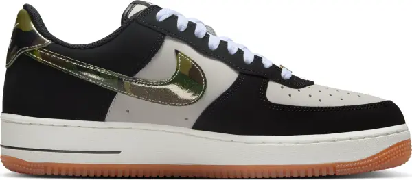 Кроссовки Nike AIR FORCE 1 LOW RETRO черно-бело-зеленые HQ1967-100