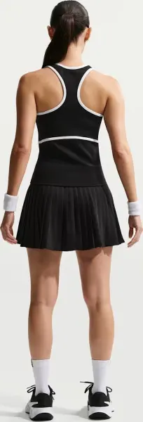 Спідниця для тенісу жіноча Nike VICTORY DRI-FIT HIGH-WAISTED чорна HV9951-010